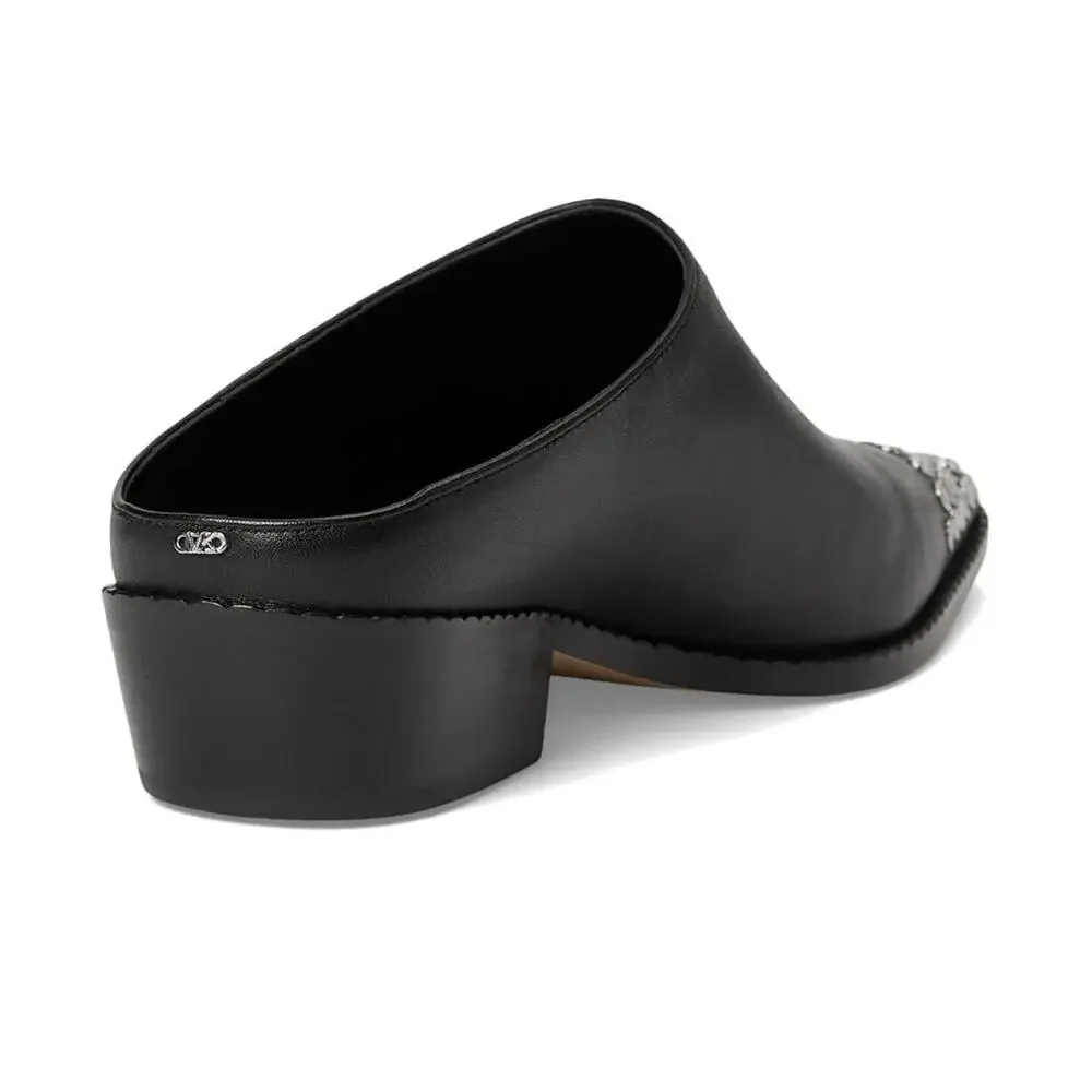 Michael Kors Nash Mule Women's US 8 M Black Leather Pointed Toe Slip On ZOGG3580